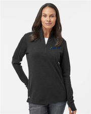 CSEP APPAREL - DARK LOGO - LADIES ADIDAS 3-STRIPES 1/4 SWEATER - ADULT