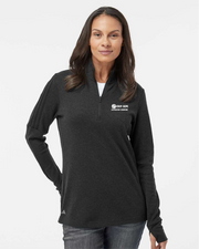 CSEP APPAREL - LIGHT LOGO - LADIES ADIDAS 3-STRIPES 1/4 SWEATER - ADULT