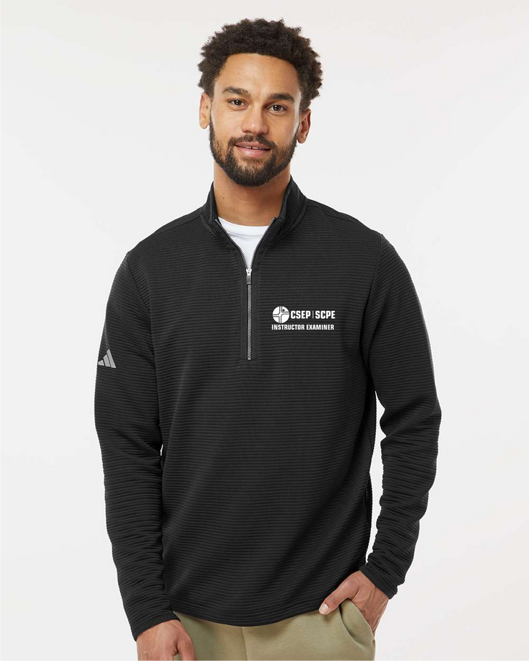 CSEP APPAREL - LIGHT LOGO - ADIDAS SPACER 1/4 ZIP PULLOVER - ADULT