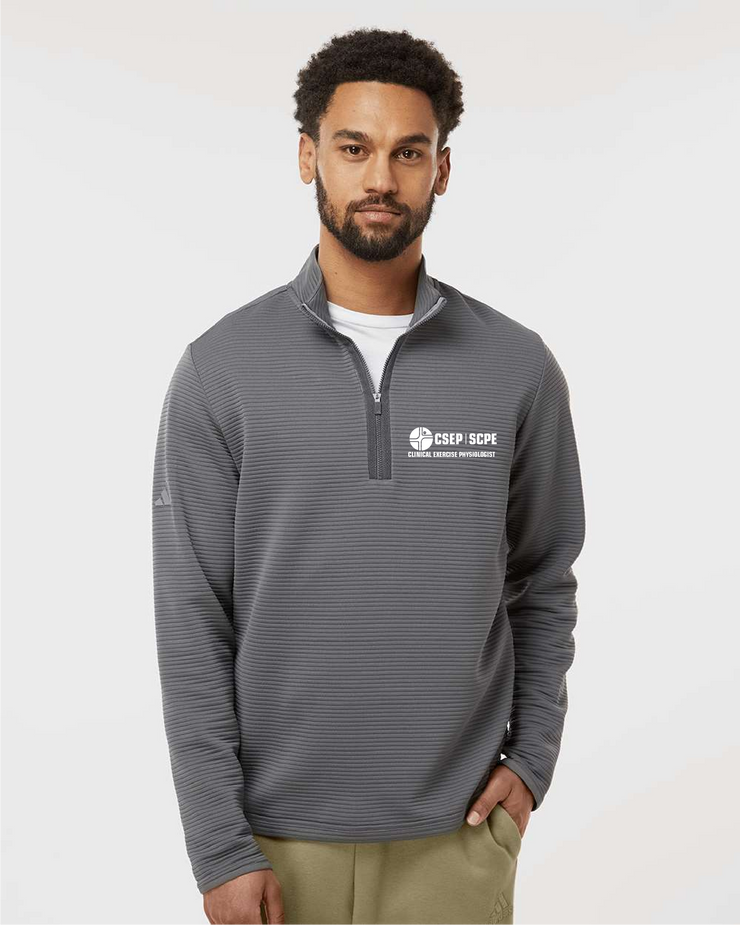 CSEP APPAREL - LIGHT LOGO - ADIDAS SPACER 1/4 ZIP PULLOVER - ADULT