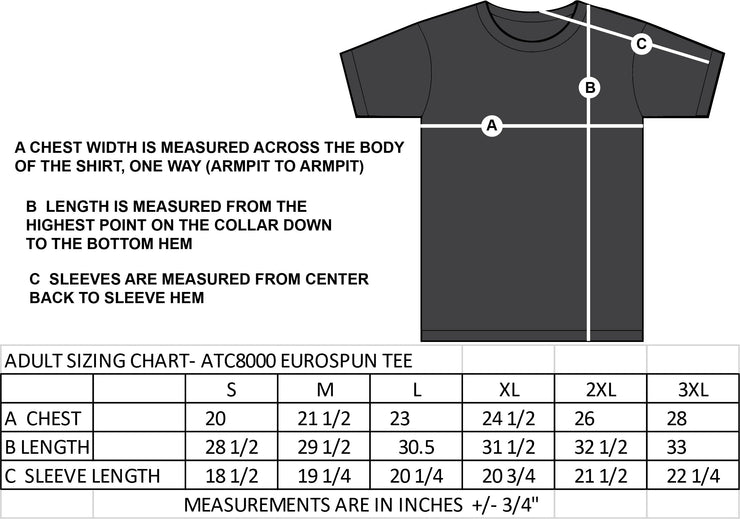 CASTLEFRANK STAFFWEAR - ATC  EUROSPUN TEES - ADULT