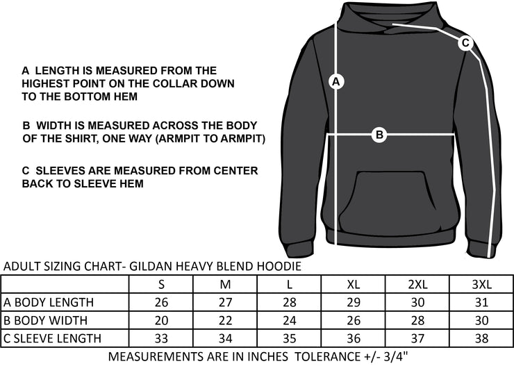 RICHMOND CENTENNIAL - GILDAN HEAVY BLEND HOODIE - 1 COLOUR LOGO - ADULT