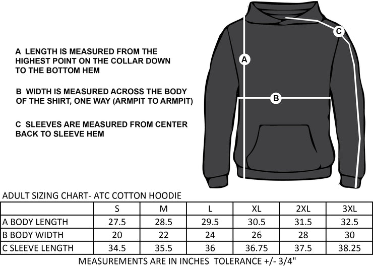 ST. MONICA SPIRITWEAR - BULLDOGS - ATC COTTON HOODIE - ADULT