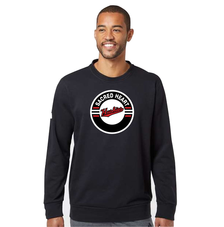 SACRED HEART SPIRITWEAR - CIRCLE PRINT - ADIDAS COTTON CREWNECK - ADULT