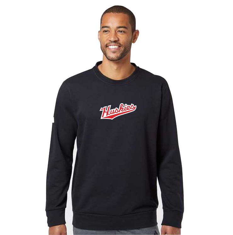 SACRED HEART STAFFWEAR - HUSKIES PRINT - ADIDAS COTTON CREWNECK - ADULT