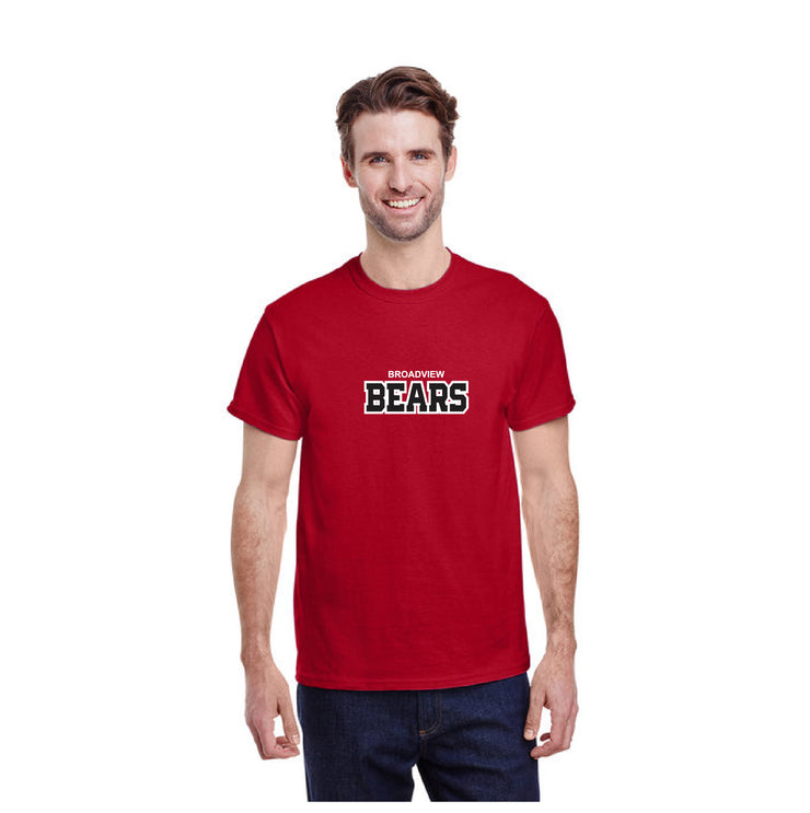 BROADVIEW SPIRITWEAR - BEARS - GILDAN COTTON TEE - ADULT