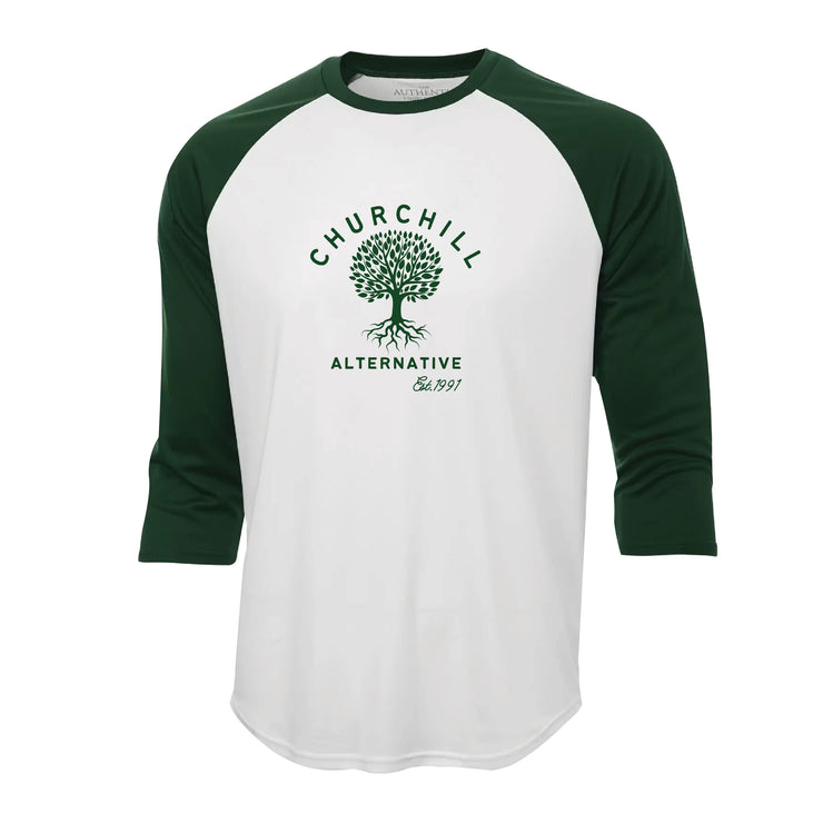 CHURCHILL SPIRITWEAR - FULL FRONT - ATC PRO BASEBALL TEE - ADULT