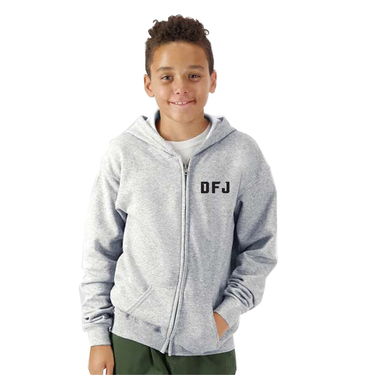 DFJ SPIRITWEAR - YOUTH GILDAN ZIPPED HOODIE - YOUTH