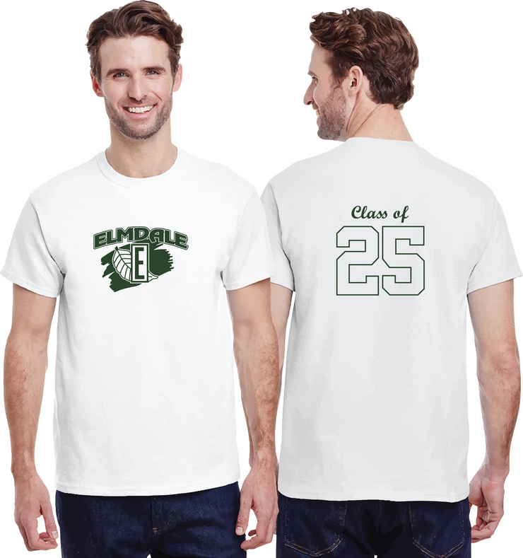 ELMDALE CLASS OF 2025 - GILDAN COTTON TEE - ADULT