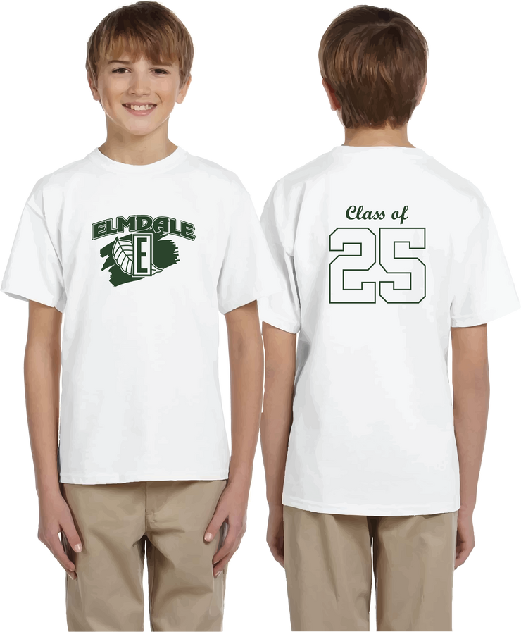 ELMDALE CLASS OF 2025 - GILDAN COTTON TEE - YOUTH