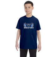 HOLY FAMILY SPIRITWEAR  - WINGS UP - GILDAN COTTON TEE - YOUTH