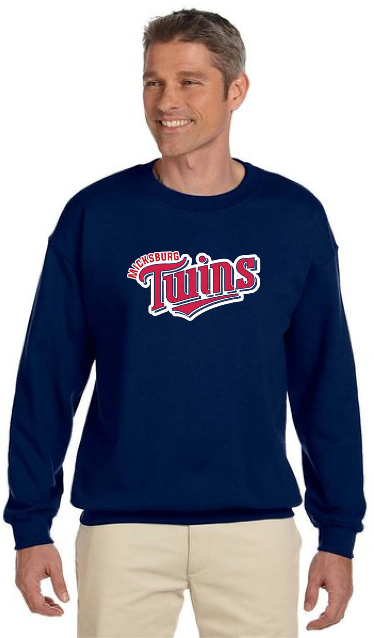 MICKSBURG TWINS - GILDAN COTTON FLEECE CREWNECK - ADULT