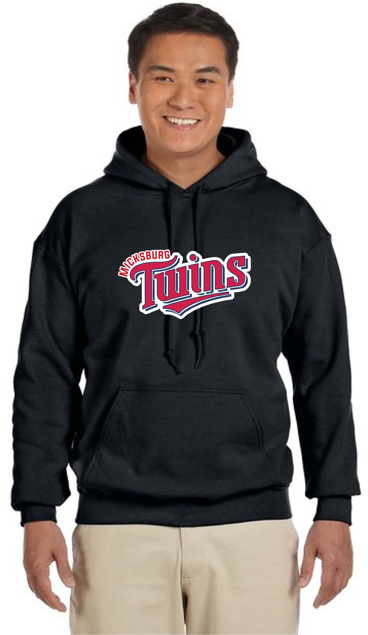 MICKSBURG TWINS - GILDAN COTTON HOODIE - ADULT