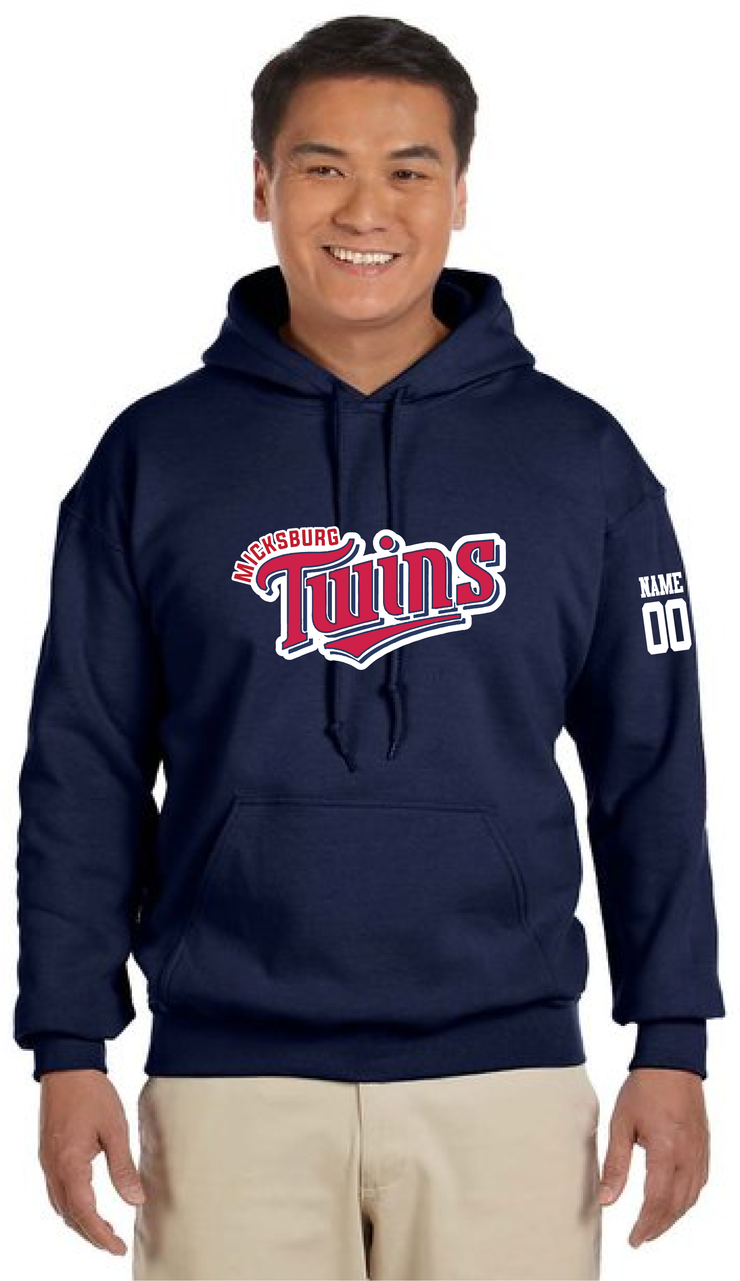 MICKSBURG TWINS - GILDAN COTTON HOODIE - ADULT