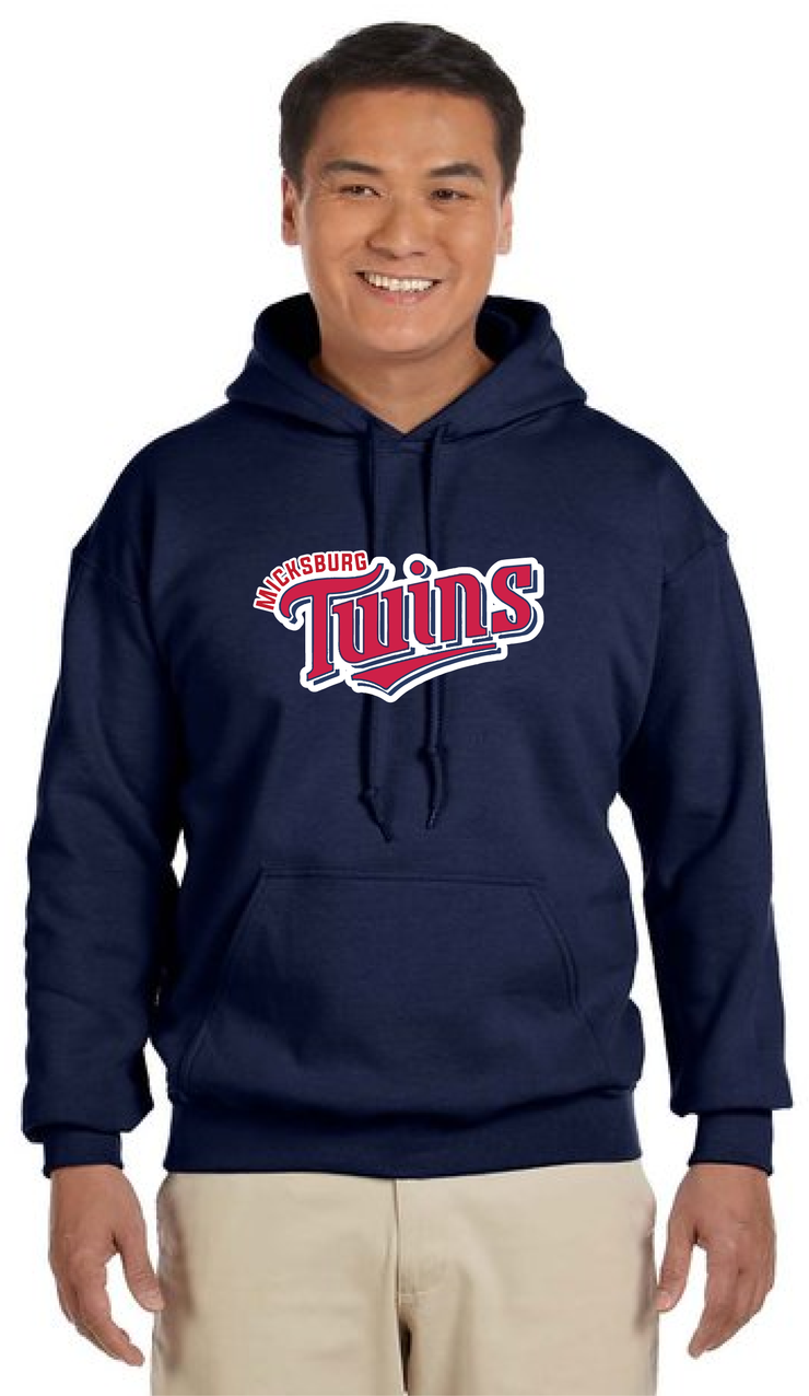 MICKSBURG TWINS - GILDAN COTTON HOODIE - ADULT