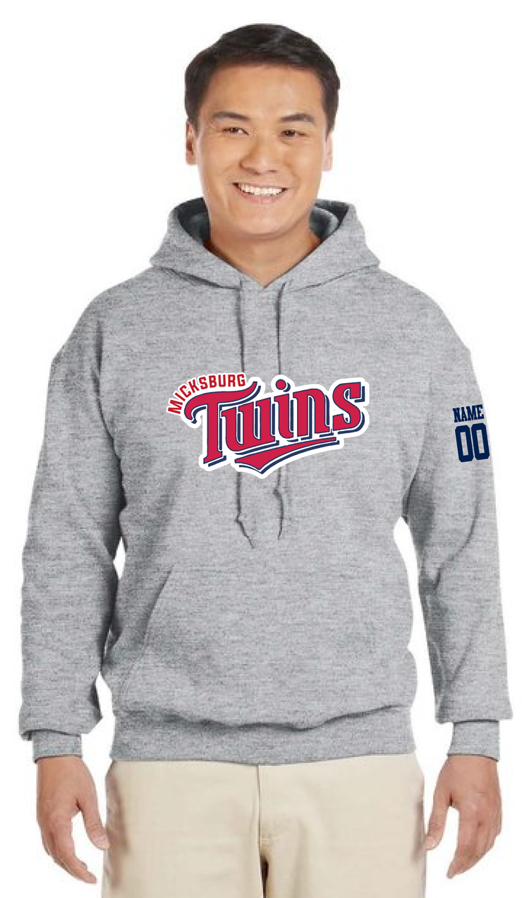 MICKSBURG TWINS - GILDAN COTTON HOODIE - ADULT