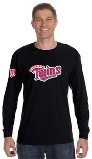 MICKSBURG TWINS - M SLEEVE - GILDAN COTTON LONGSLEEVE - ADULT