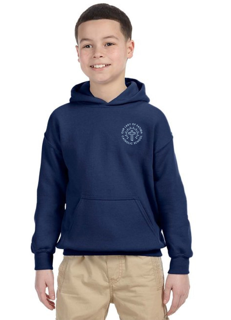 OUR LADY OF FATIMA SPIRITWEAR - GILDAN HEAVY BLEND COTTON HOODIE - YOUTH