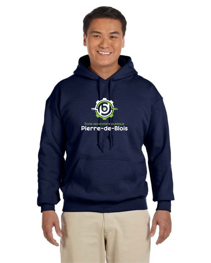 PIERRE-DE-BLOIS SPIRITWEAR - GILDAN COTTON HOODIE - ADULT