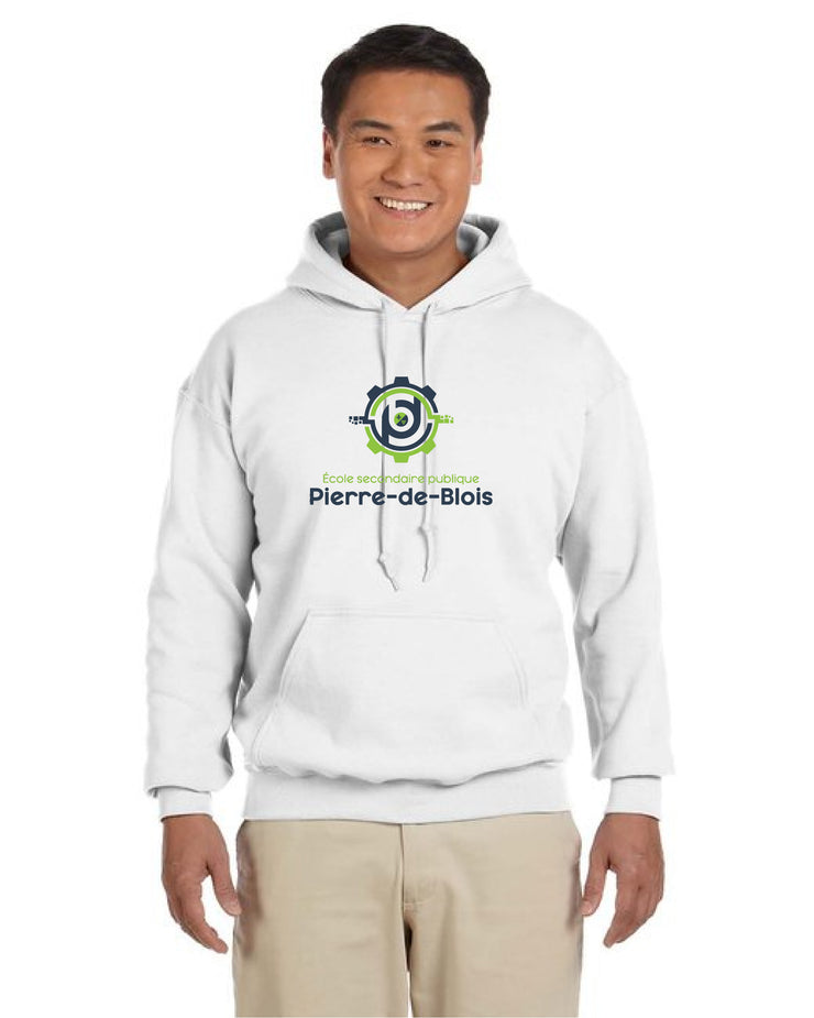 PIERRE-DE-BLOIS SPIRITWEAR - GILDAN COTTON HOODIE - ADULT