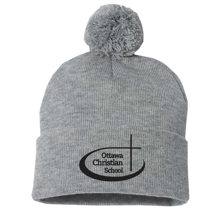 OTTAWA CHRISTIAN SCHOOL SPIRITWEAR - POM POM TOQUE