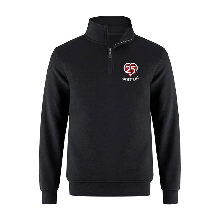 SACRED HEART STAFFWEAR - FLUX 1/4 ZIP SWEATSHIRT - ADULT