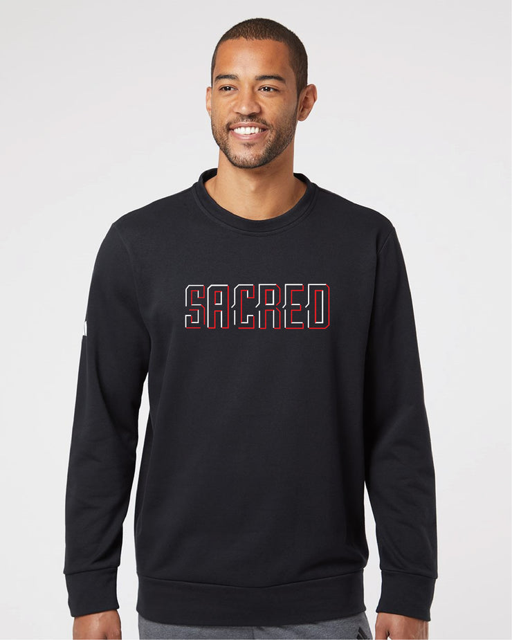 SACRED HEART SPIRITWEAR - ADIDAS COTTON CREWNECK - ADULT