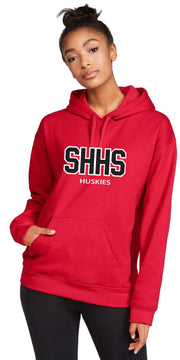 SACRED HEART SPIRITWEAR - TWILL - GILDAN SOFTSTYLE HOODIE - ADULT