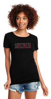 SACRED HEART SPIRITWEAR - NEXT LEVEL LADIES RINGSPUN TEE