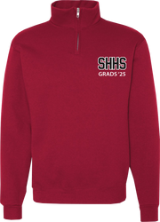 SACRED HEART GRAD - JERZEES QUARTER ZIP SWEATSHIRT - ADULT