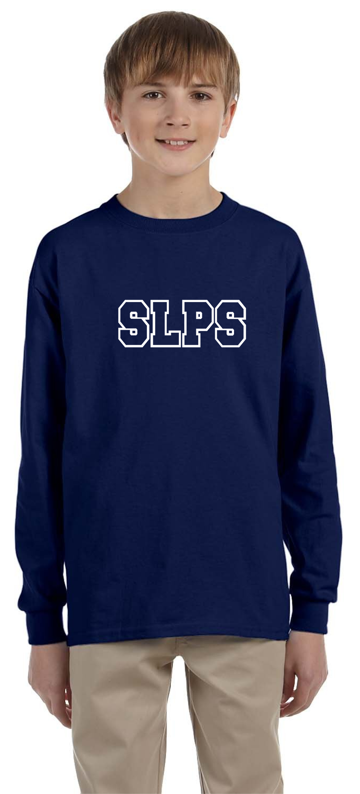 STEPHEN LEACOCK SPIRITWEAR - SLPS - YOUTH - GILDAN LONGSLEEVE COTTON TEE