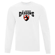 ST. ANDREW SPIRITWEAR - DRAGONS - COTTON LONGSLEEVE - ADULT