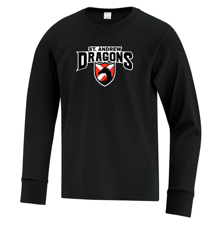 ST. ANDREW SPIRITWEAR - DRAGONS - COTTON LONGLSEEVE - YOUTH