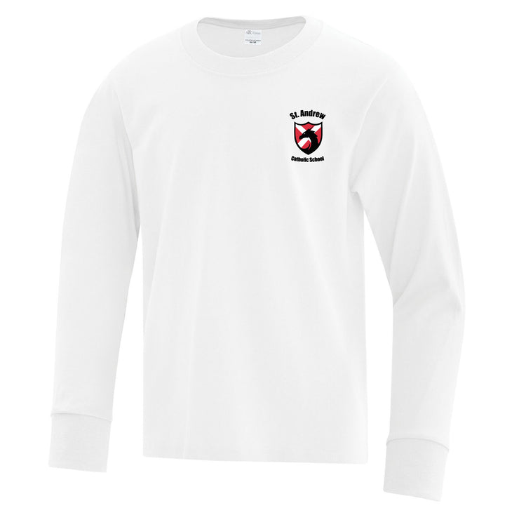 ST. ANDREW SPIRITWEAR - CREST - ATC COTTON LONGSLEEVE - YOUTH