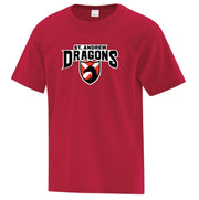 ST. ANDREW SPIRITWEAR - DRAGONS - ATC COTTON TEE - YOUTH