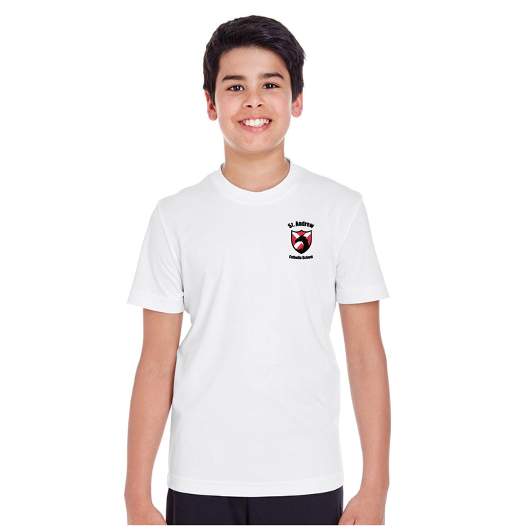 ST. ANDREW SPIRITWEAR - CREST - TEAM 365 PERFORMANCE TEE - YOUTH