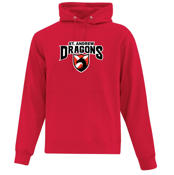 ST. ANDREW SPIRITWEAR - DRAGONS - ATC COTTON HOODIE - ADULT