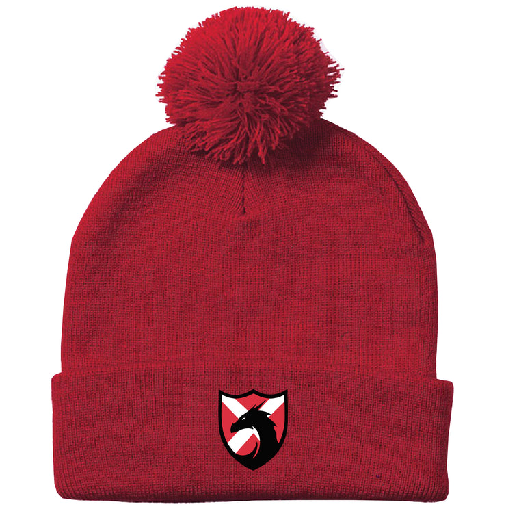 ST. ANDREW SPIRITWEAR - CUFFED POM POM TOQUE