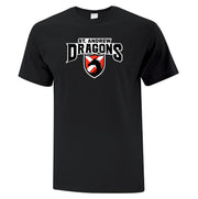 ST. ANDREW SPIRITWEAR - DRAGONS - ATC COTTON TEE - ADULT