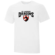 ST. ANDREW SPIRITWEAR - DRAGONS - ATC COTTON TEE - ADULT