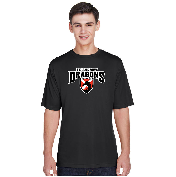 ST. ANDREW SPIRITWEAR - DRAGONS - TEAM 365 PERFORMANCE TEE - ADULT