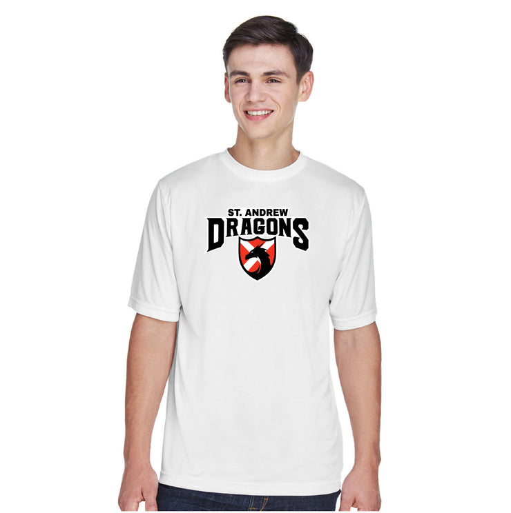 ST. ANDREW SPIRITWEAR - DRAGONS - TEAM 365 PERFORMANCE TEE - ADULT