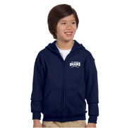 ST. ISIDORE SPIRITWEAR - GILDAN COTTON ZIPPED HOODIE - YOUTH