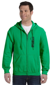 ST. LUKE SCHOOL NEPEAN  SPIRITWEAR - GILDAN COTTON ZIPPED HOODIE - ADULT