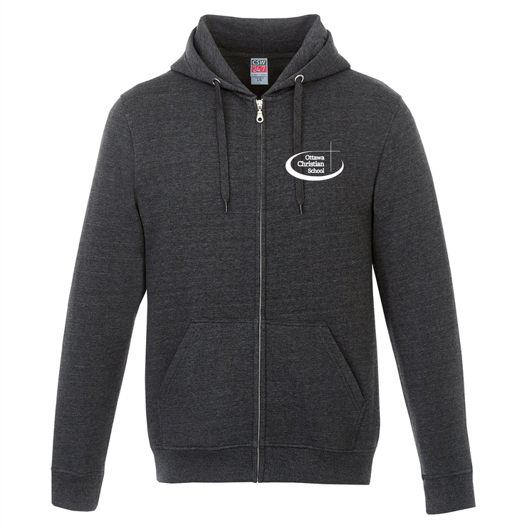 OTTAWA CHRISTIAN SCHOOL SPIRITWEAR - SURFER FULL ZIP HOODIE - ADULT