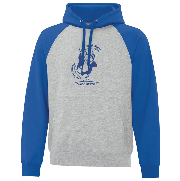 SOUTH MARCH GRADWEAR - ATC TWO TONE HOODIE - SCHOOL LOGO - ADULT