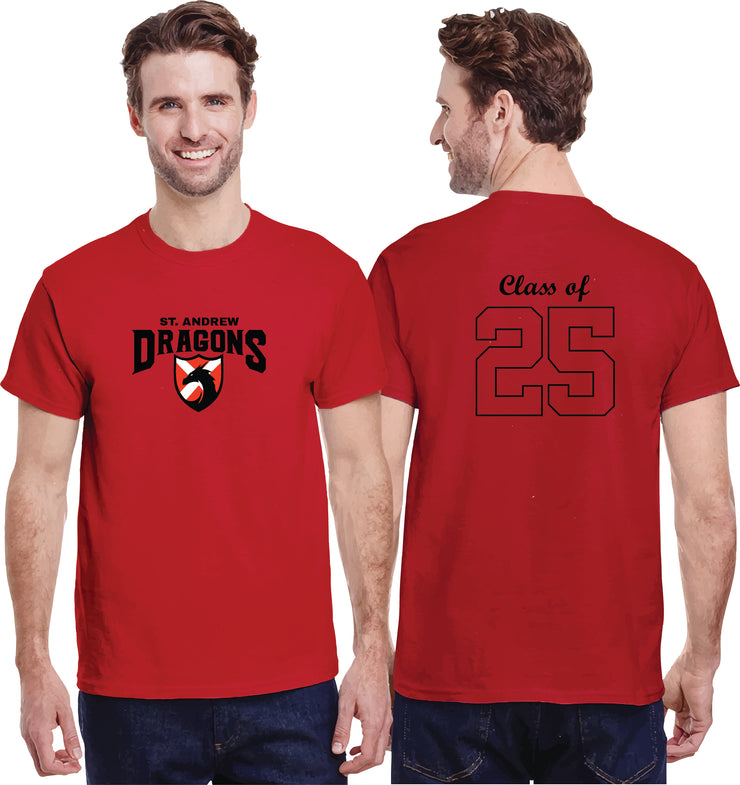 ST. ANDREW SCHOOL CLASS OF 25 - GILDAN COTTON TEE - ADULT