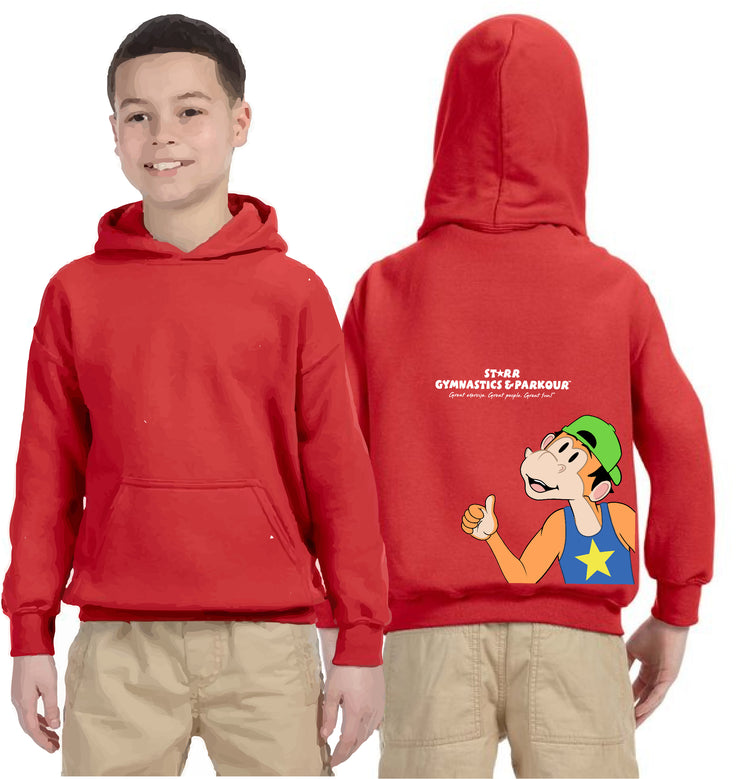 STARR GYMNASTICS - MONKEY - GILDAN HOODIE - YOUTH