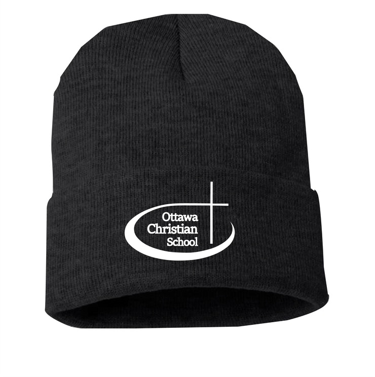 OTTAWA CHRISTIAN SCHOOL SPIRITWEAR - CUFFED BEANIE TOQUE