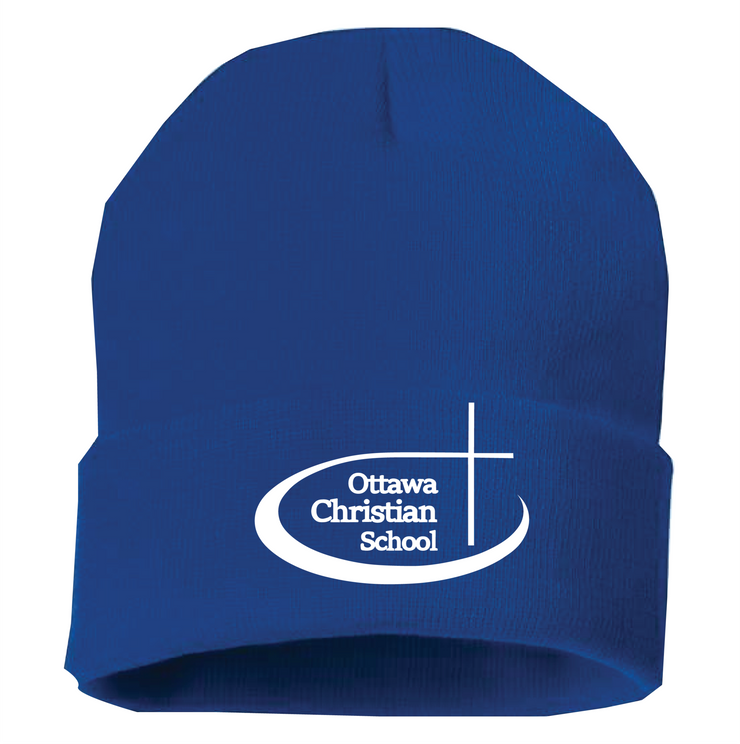 OTTAWA CHRISTIAN SCHOOL SPIRITWEAR - CUFFED BEANIE TOQUE